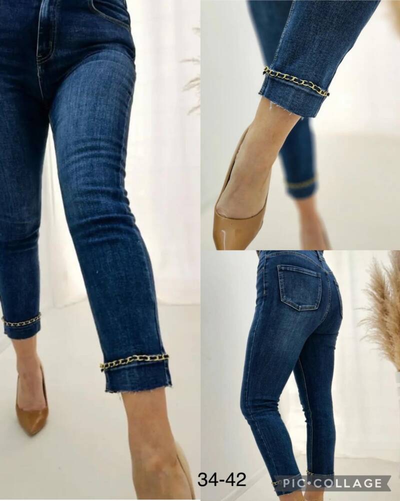 Spodnie Damska Jeans . Roz 34-42.Paszka 10szt. 1 Kolor