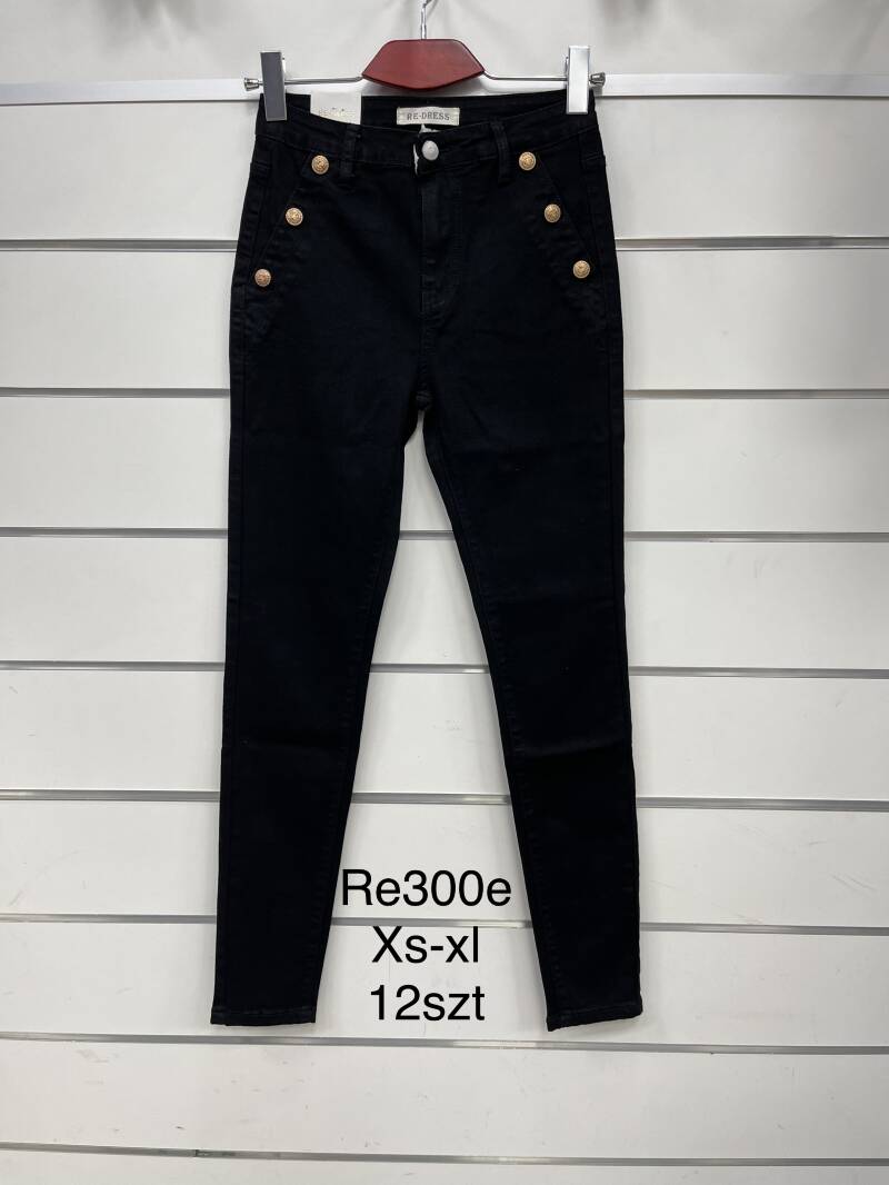 Spodnie  damska Jeans.Roz XS-XL. 1Kolor. Paszka 10szt.
