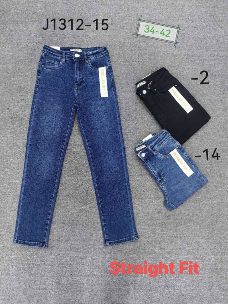 Spodnie damska jeans . Roz 34-42. 1 kolor. Paszka 10szt.  