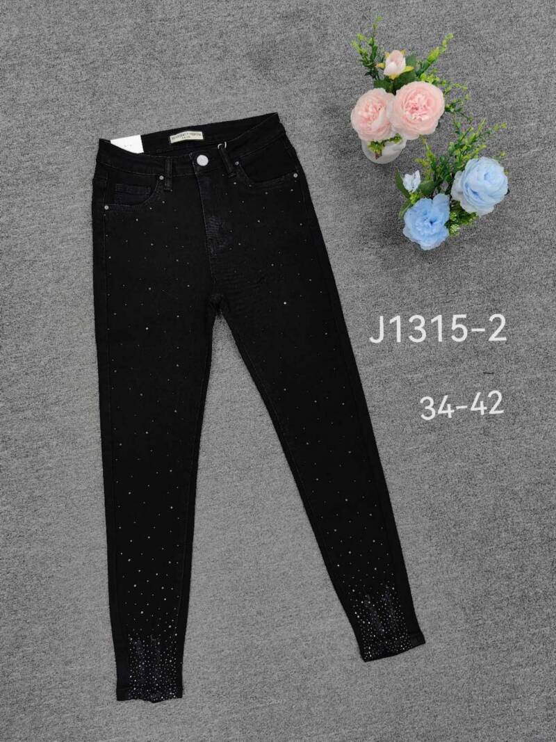 Spodnie damska jeans . Roz 34-42. 1 kolor. Paszka 10szt.  