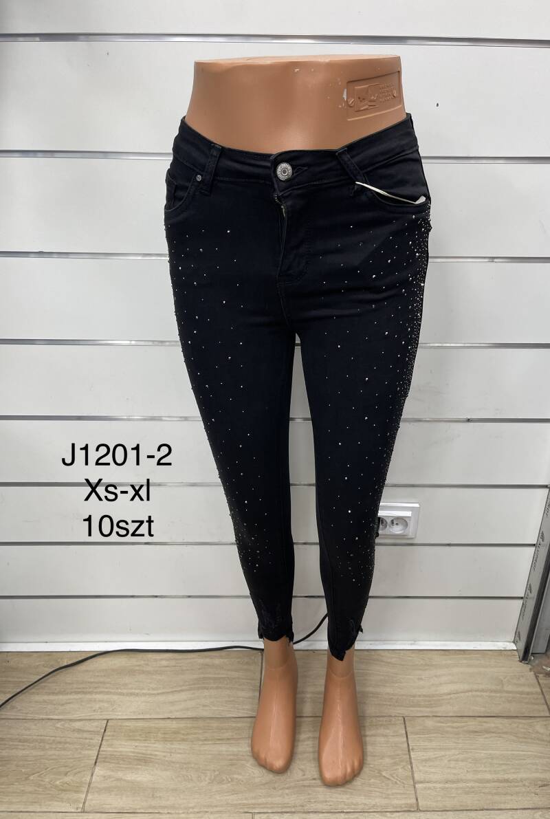 Spodnie  damska Jeans.Roz XS-XL. 1Kolor. Paszka 10szt.