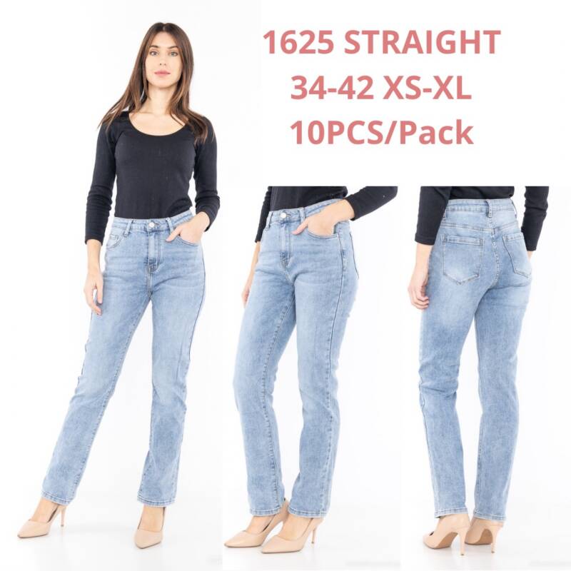 Spodnie  damska Jeans.Roz XS-XL. 1Kolor. Paszka 10szt.
