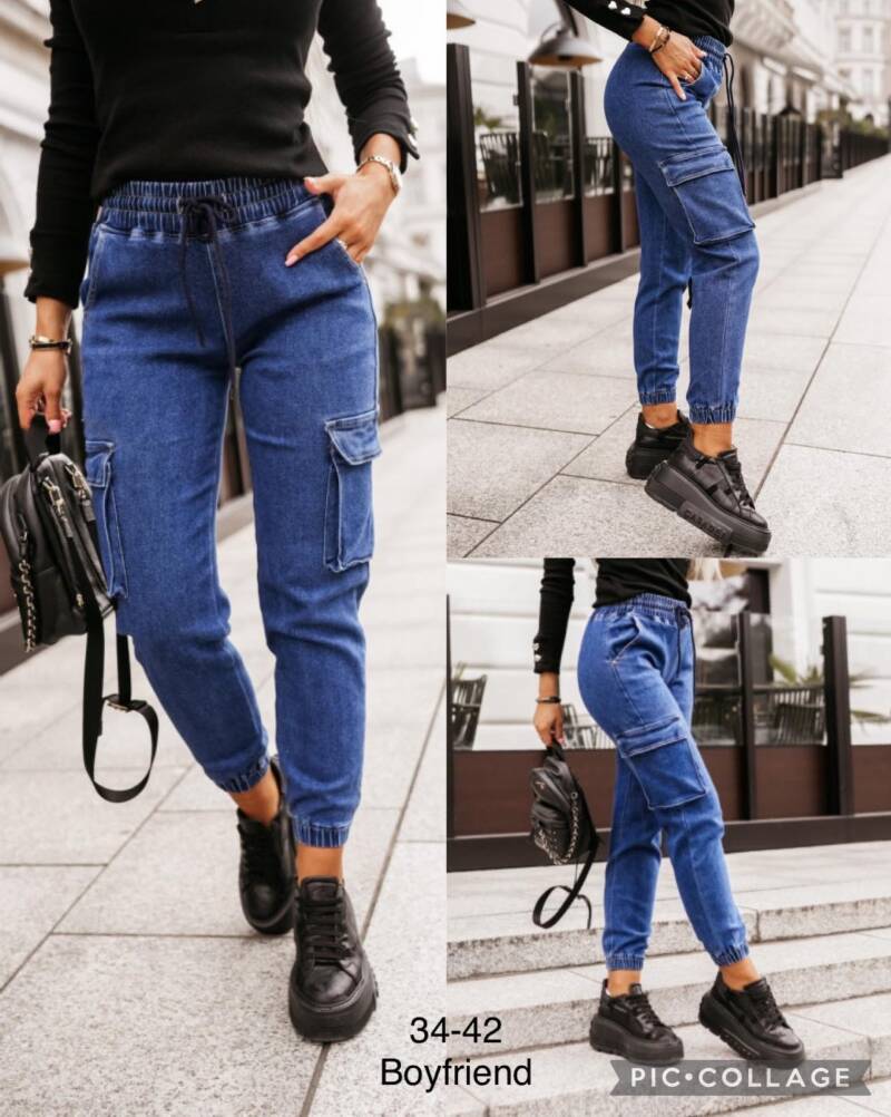 Spodnie   damska Jeans .Roz 34-42. 1Kolor. Paszka 10szt.