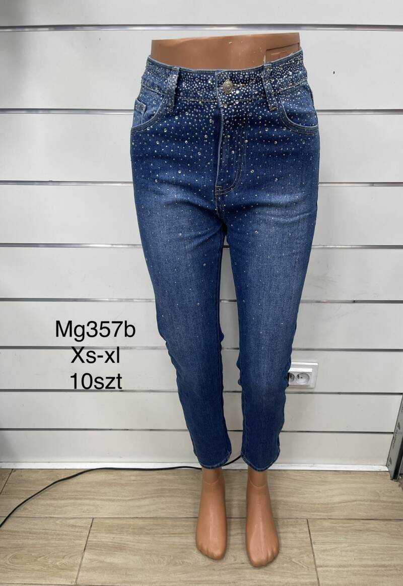 Spodnie  damska Jeans.Roz XS-XL. 1Kolor. Paszka 10szt.