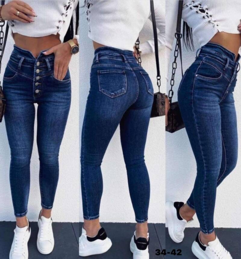 Spodnie   damska Jeans .Roz 34-42. 1Kolor. Paszka 10szt.