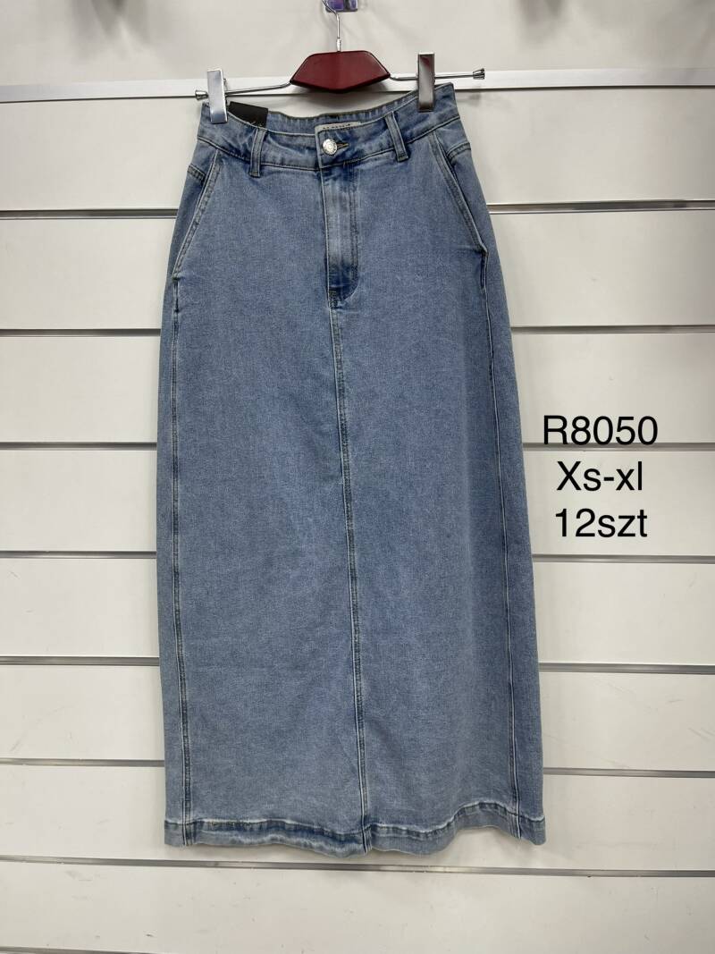 Spódnica  damska Jeans.Roz XS-XL. 1Kolor. Paszka 12szt.