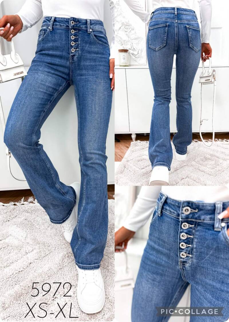 Spodnie Damska Jeans . Roz 34-42 .Paszka 12szt. 1 Kolor