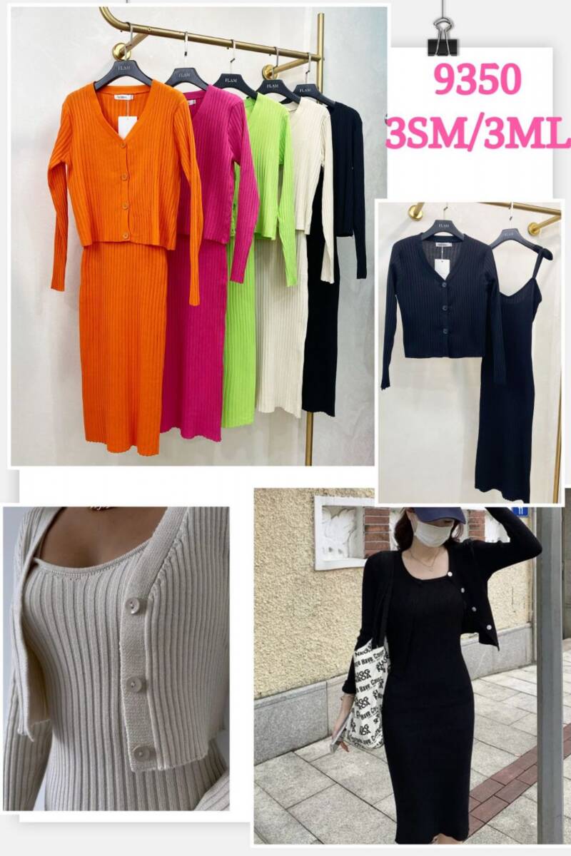 Sukienka  damska (Francja produkt) Roz 3SM/3ML. Mix kolor, Paszka 6 szt