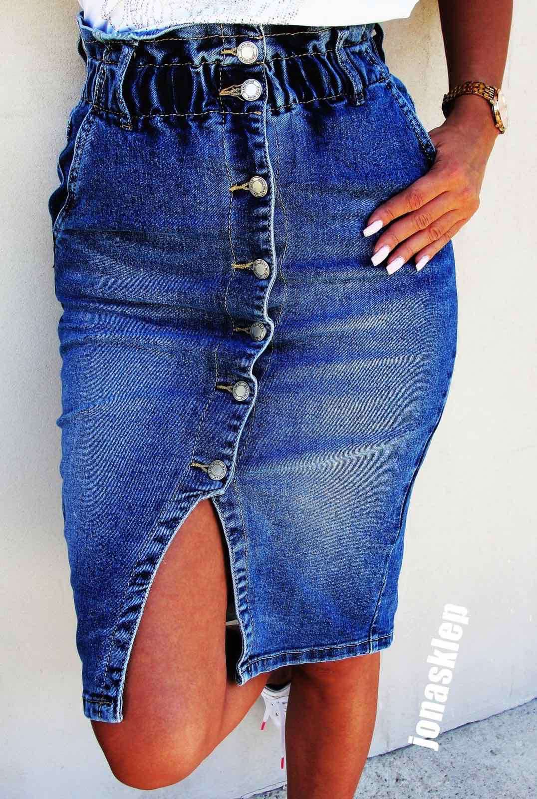 Spódnica  damskie jeans Roz 34-42.  Paczka 10szt