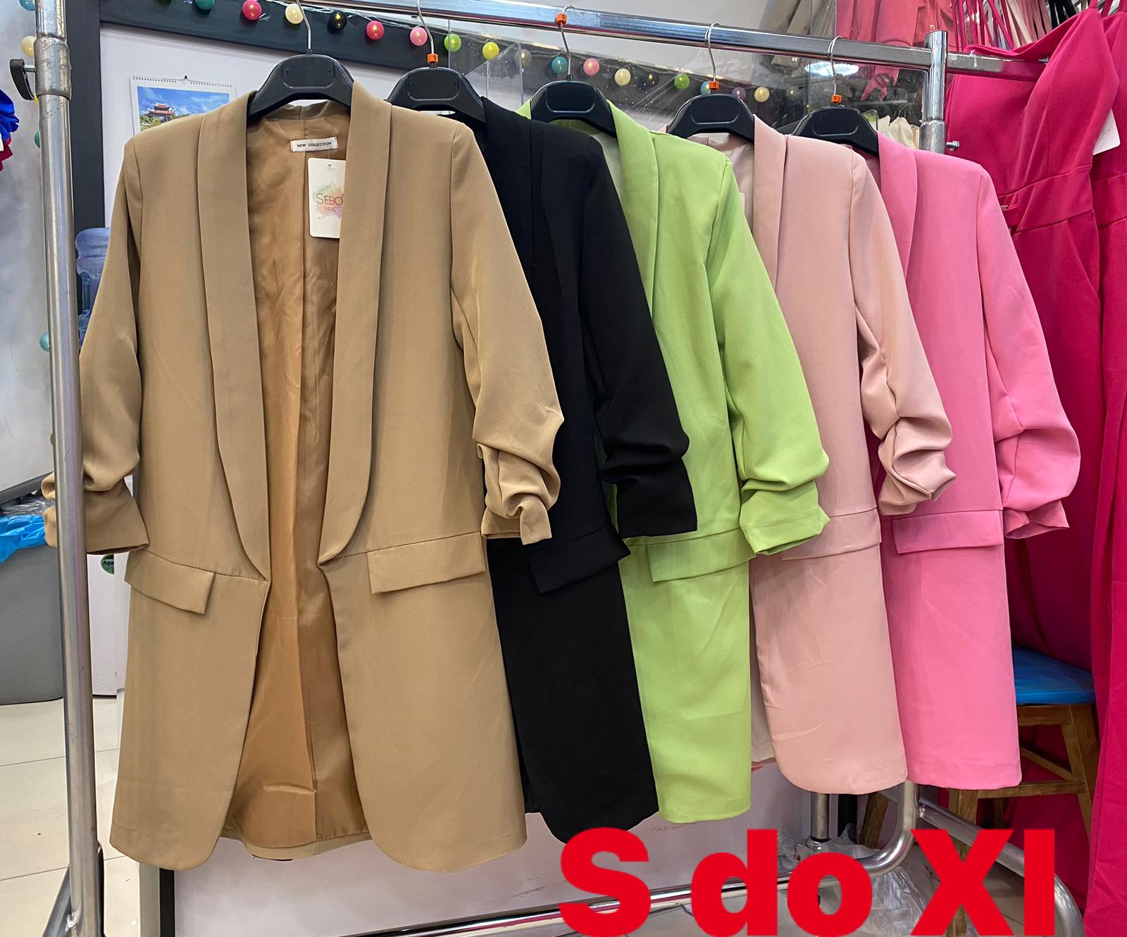 Żakiet  damska (Włoskie produkt) Roz S-XL . 1   kolor. Paczka 4szt