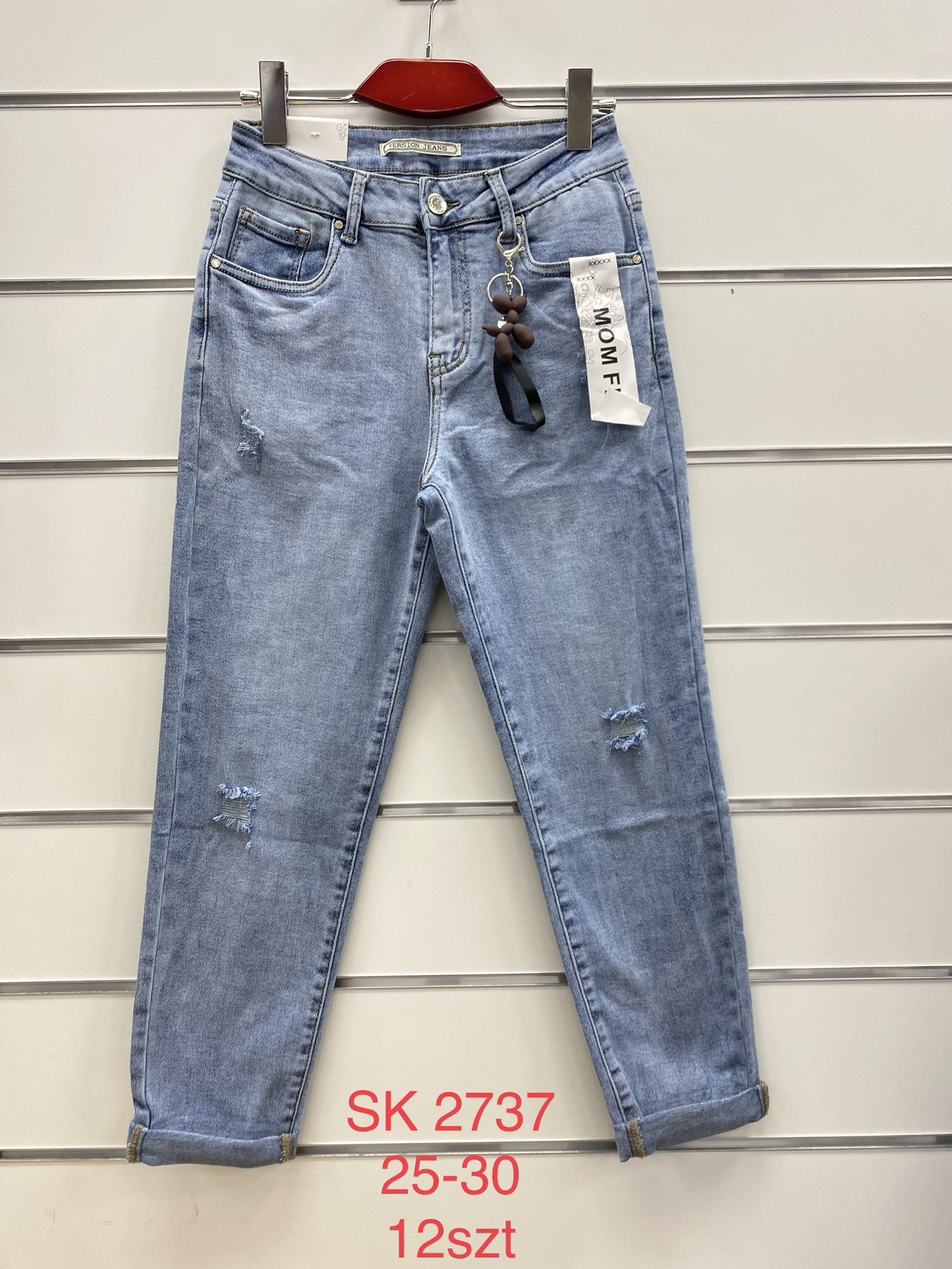 Spodnie damskie jeans Roz 295-30.  Paczka 12szt