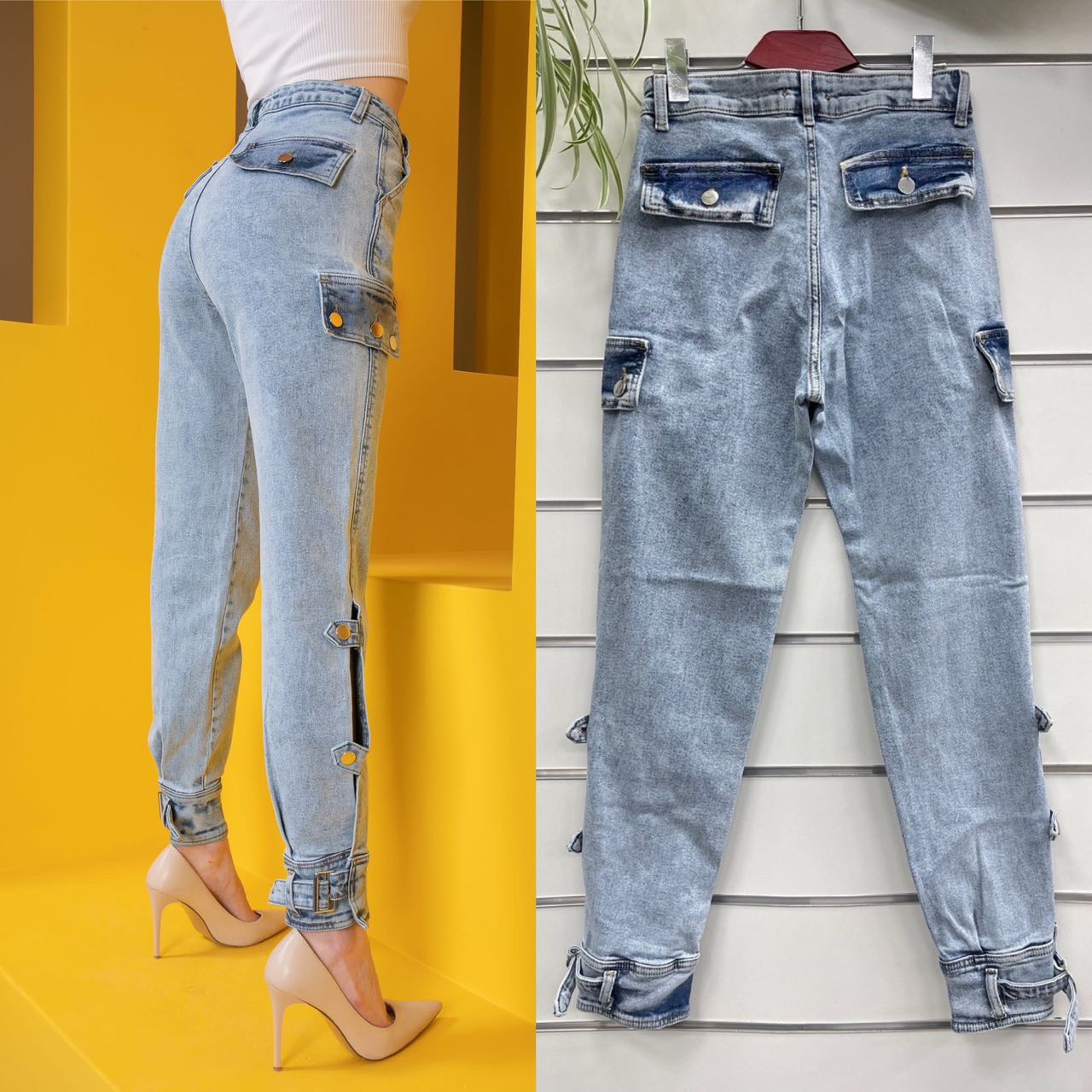 Spodnie damskie jeans   Roz S-XL .  Paczka 12szt