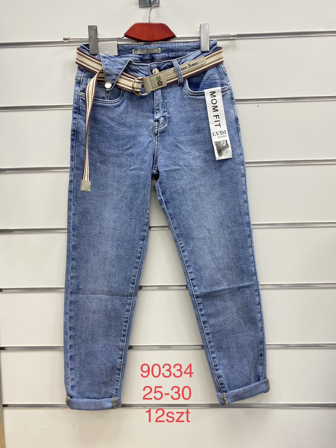 Spodnie damskie jeans Roz 295-30.  Paczka 12szt