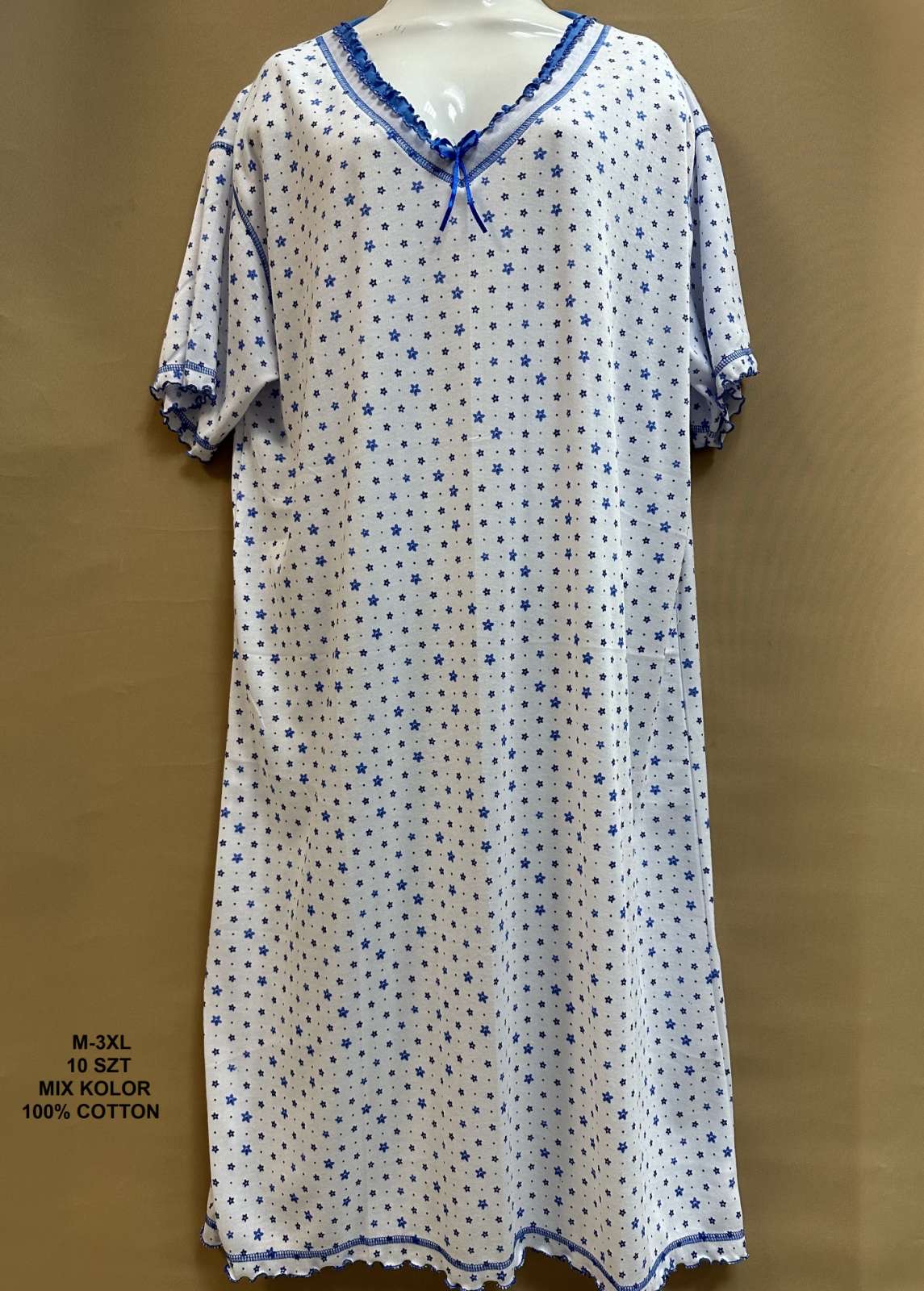 Koszula damska Roz M-3XL, Mix Kolor Paczka 10 szt