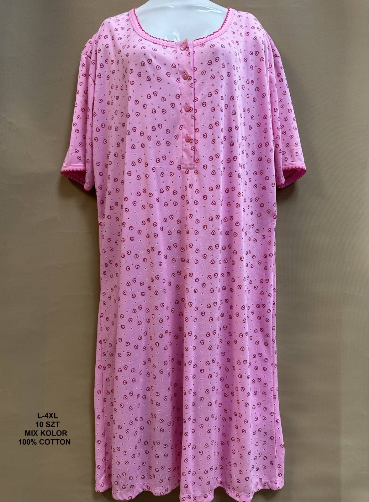 Koszula damska Roz L-4XL, Mix Kolor Paczka 10 szt