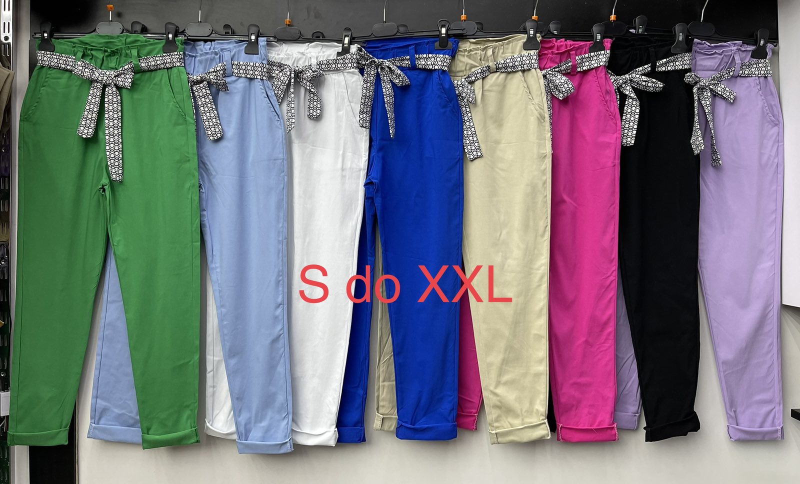 Spodnie  damska (Włoskie produkt) Roz S-2XL.1 kolor Paczka 5 szt