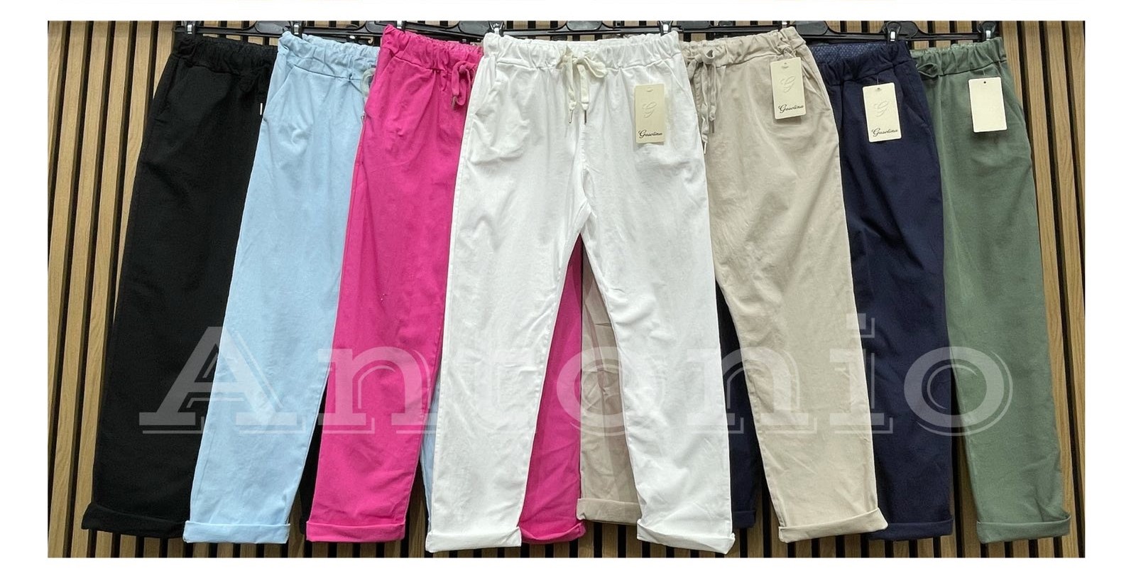 Spodnie damskie (Włoskie produkt) Roz S-XL Paczka 4 szt 1 kolor