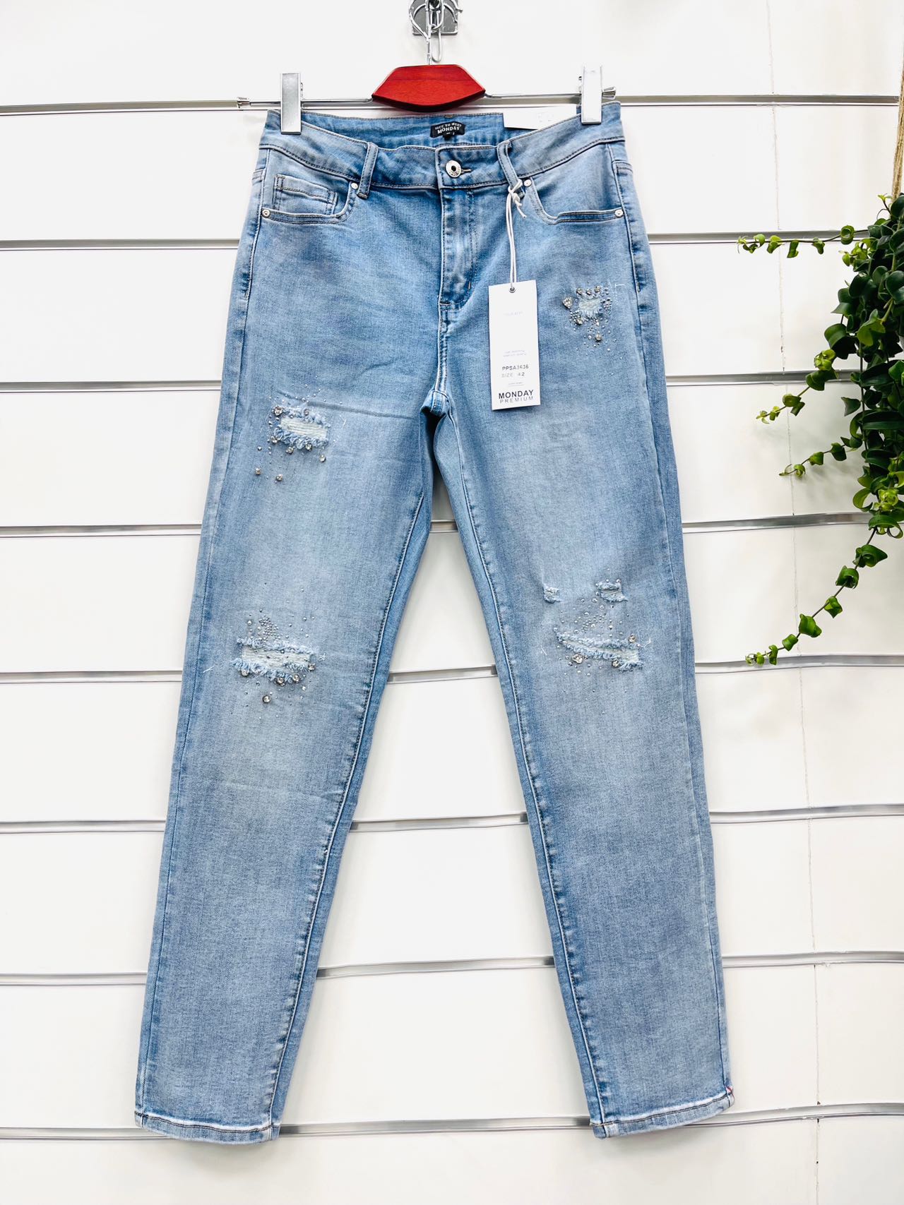 Spodnie damskie jeans Roz XS-XL Paczka 10 szt