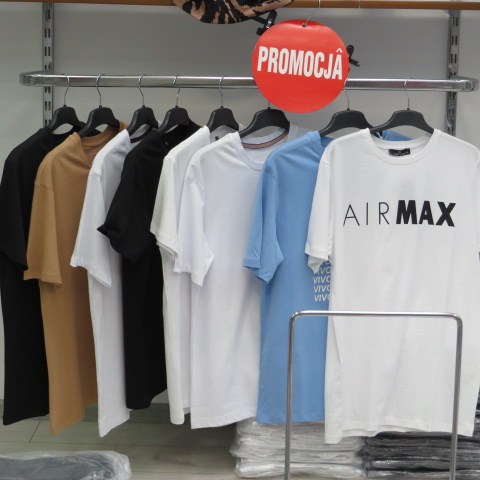 Koszulka męska (Turecki product) Roz M-2XL Mix kolor Paczka 12 szt