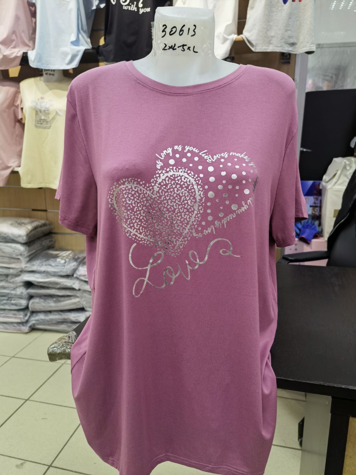 Bluzka damska Roz 2XL-5XL Paczka 12 szt Mix kolor
