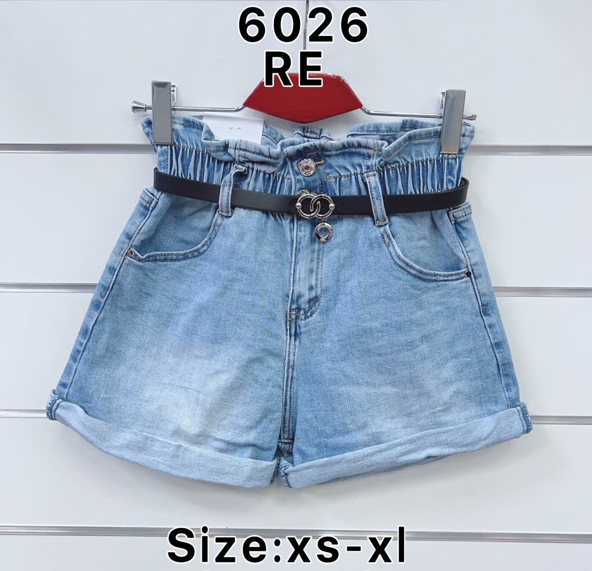 Szorty  damskie jeans Roz XS-XL  1 kolor . Paczka 12sz.t