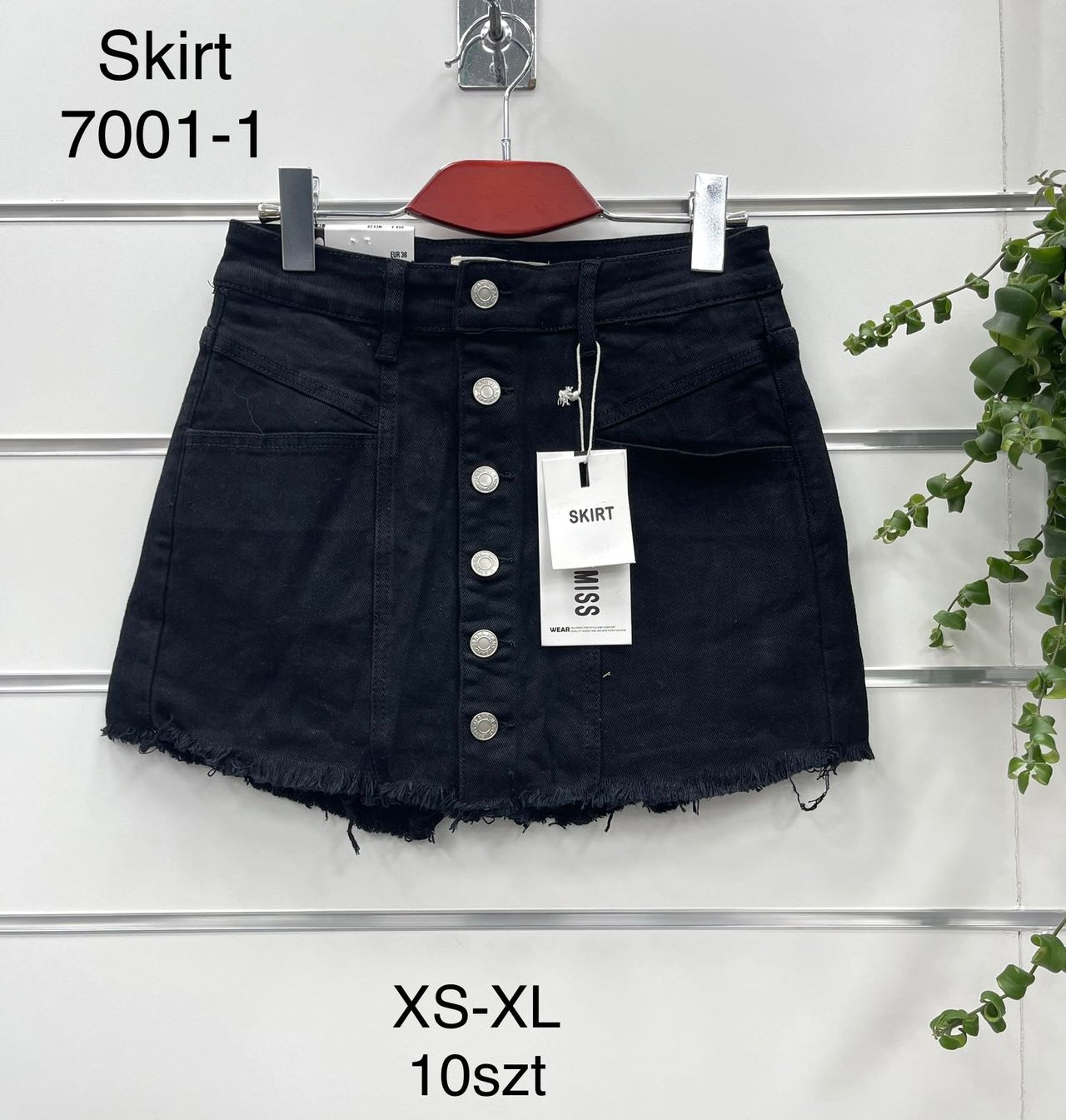 Spódnica  damskie jeans   Roz  XS-XL .  1 kolor . Paczka 10szt