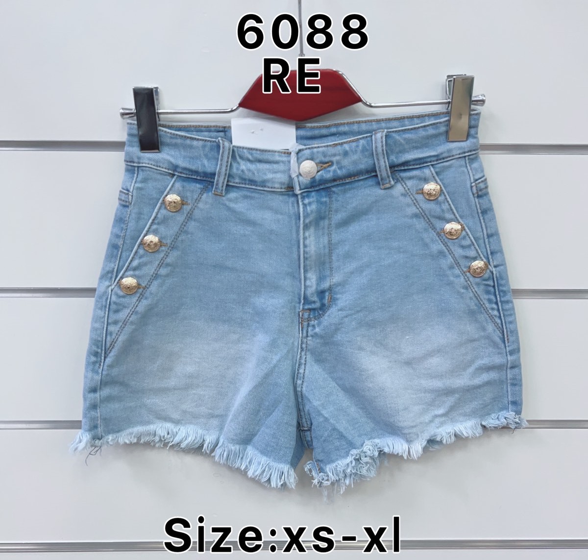 Szorty  damskie jeans Roz XS-XL  1 kolor . Paczka 12sz.t