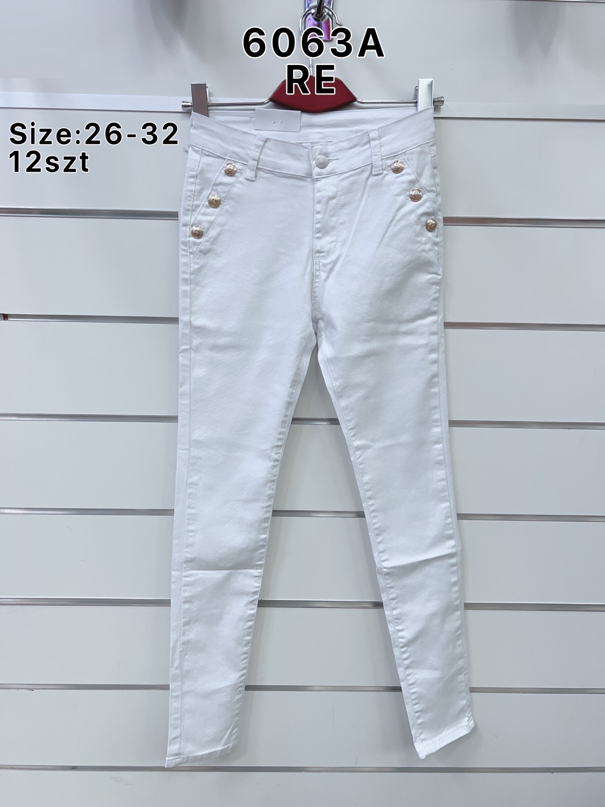 Spodnie  damskie jeans Roz  26-32.  1 kolor . Paczka 12sz.t