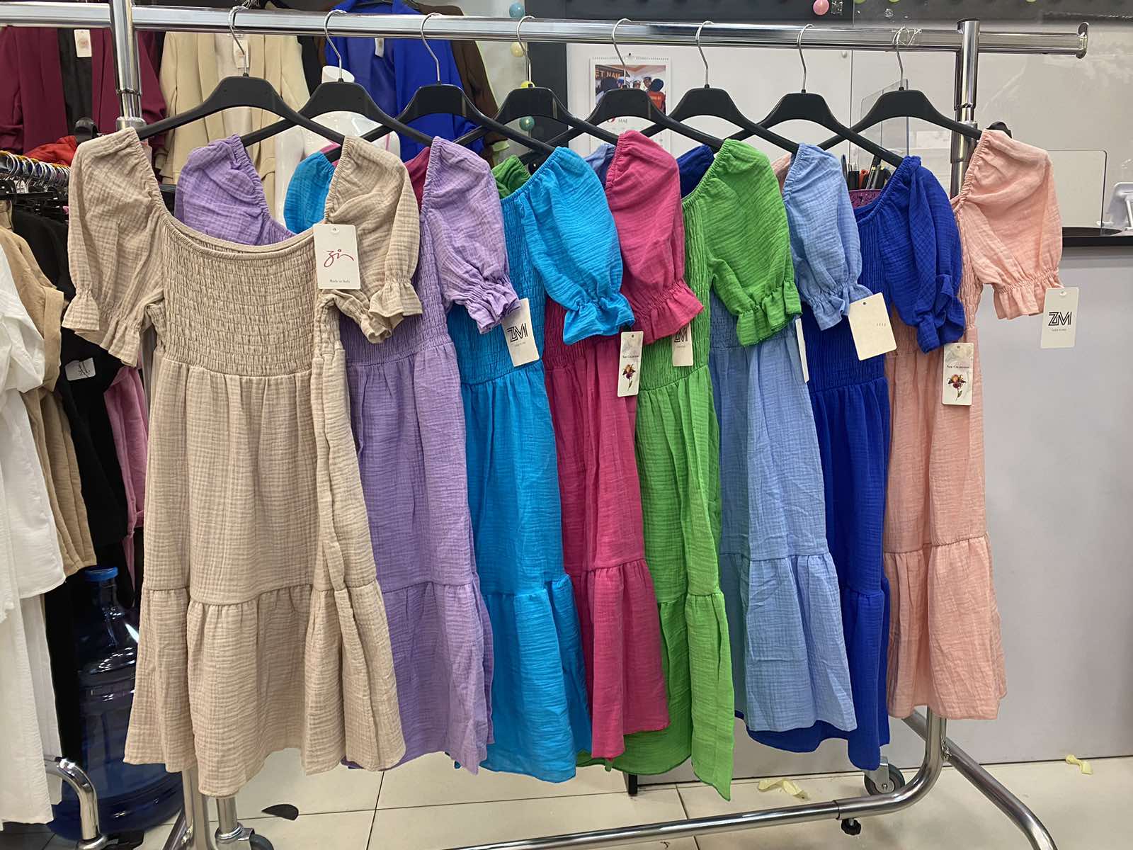 Sukienka  damska (Włoskie produkt) Roz Standard mix kolor Paczka 5 szt