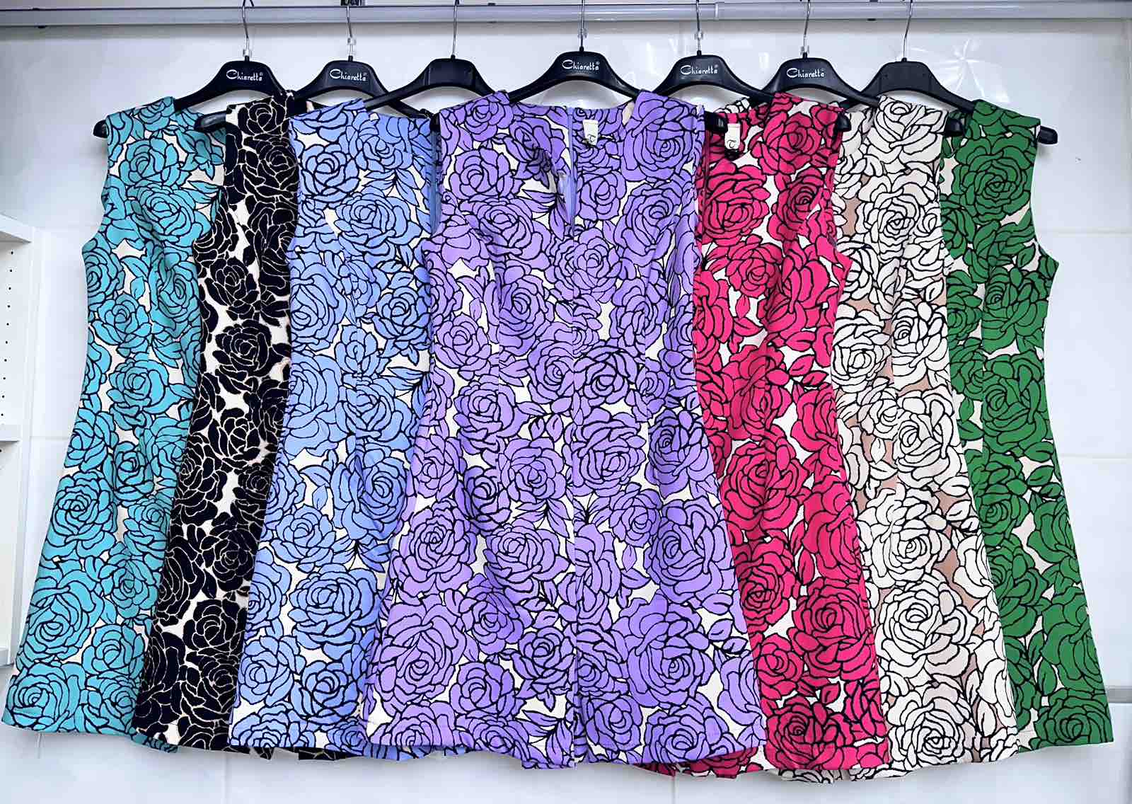 Sukienka  damska (Włoskie produkt) Roz S-XL.1  kolor Paczka 4 szt