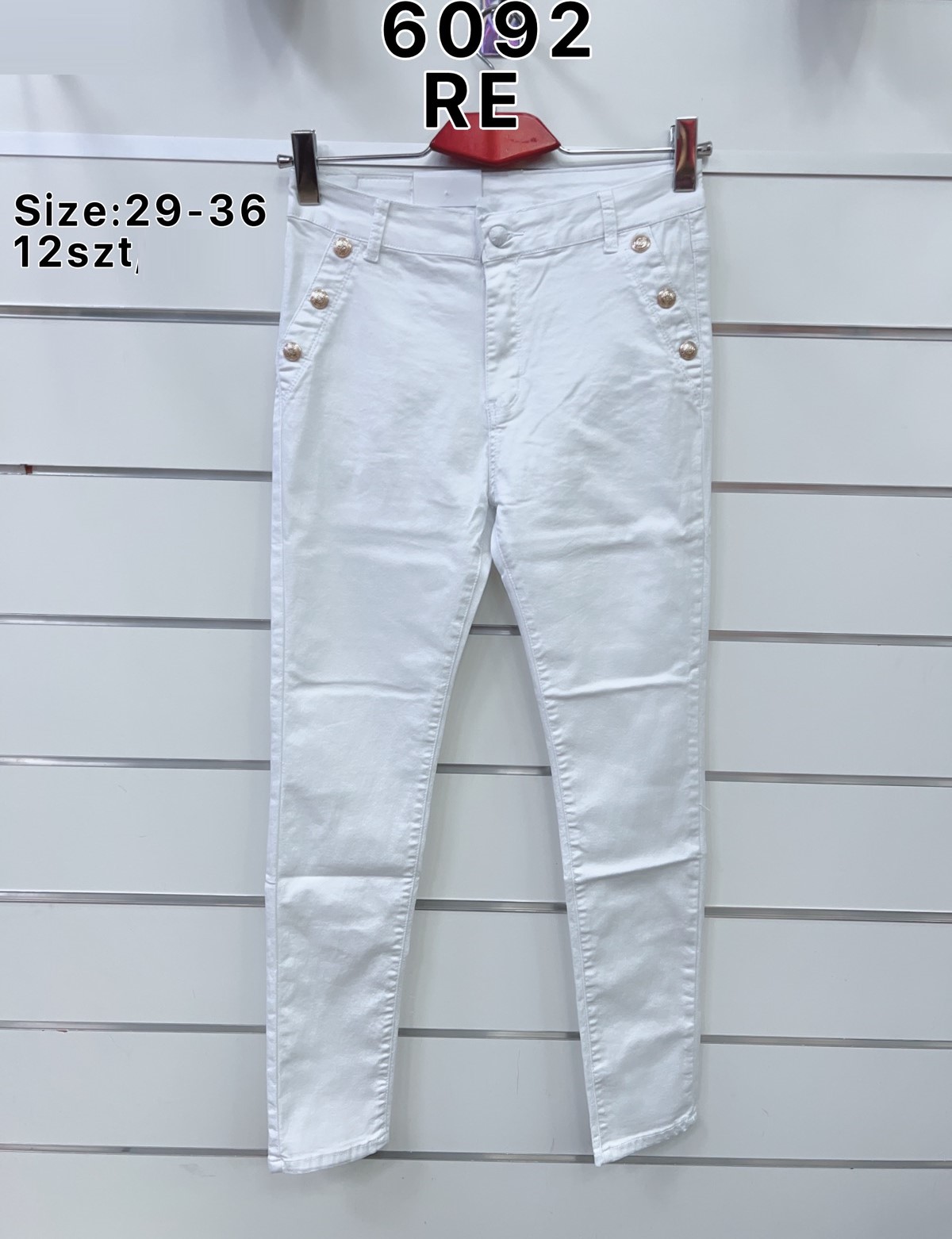 Spodnie  damskie jeans Roz  29-36.  1 kolor . Paczka 12szt