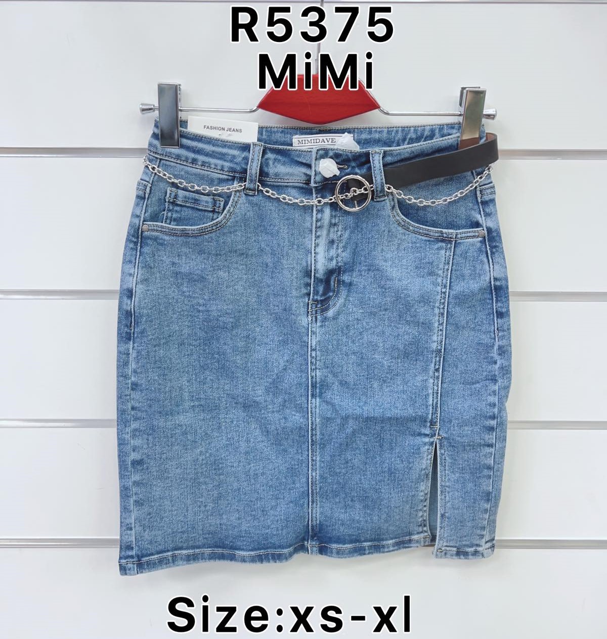 Spódnica  damskie jeans Roz  XS-XL   1 kolor . Paczka 10sz.t