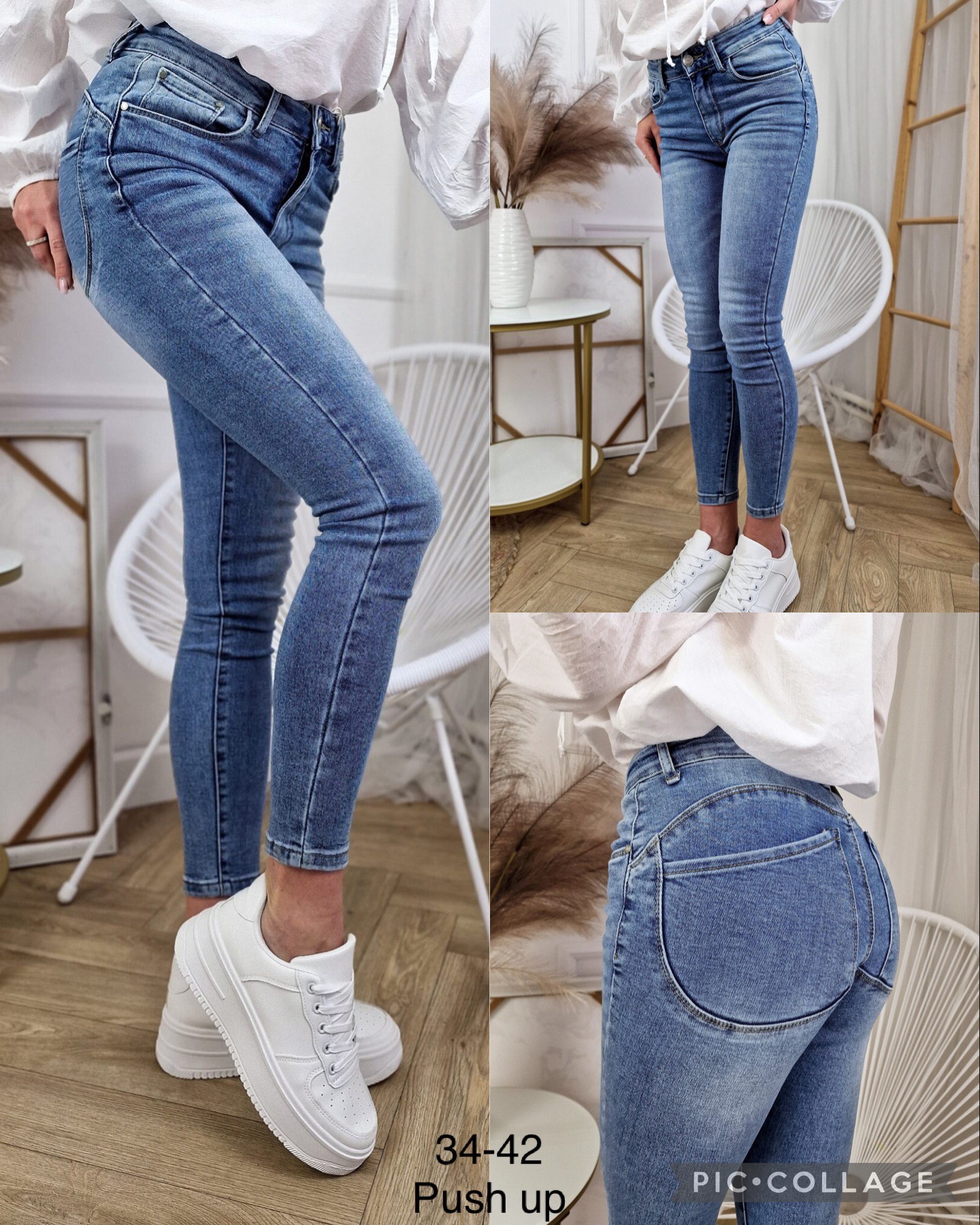 Spodnie damskie jeans Roz 34-42.  Paczka 10szt