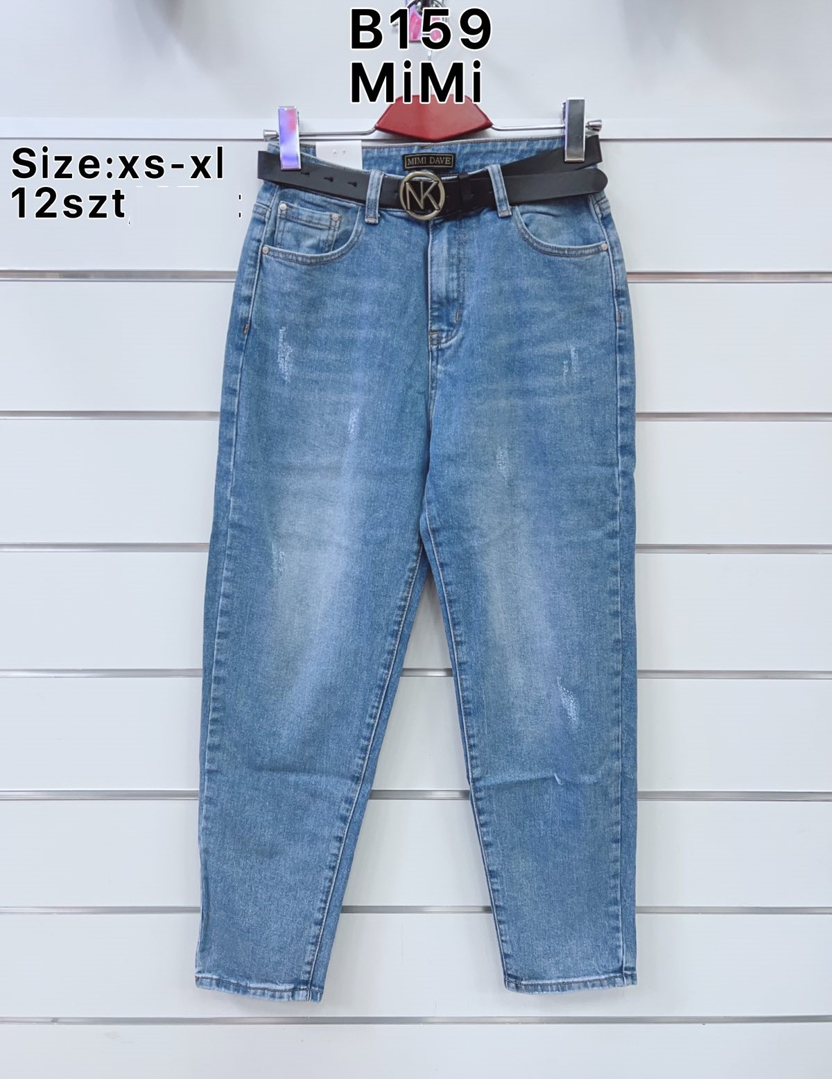 Spodnie  damskie jeans Roz  XS-XL   1 kolor . Paczka 12sz.t