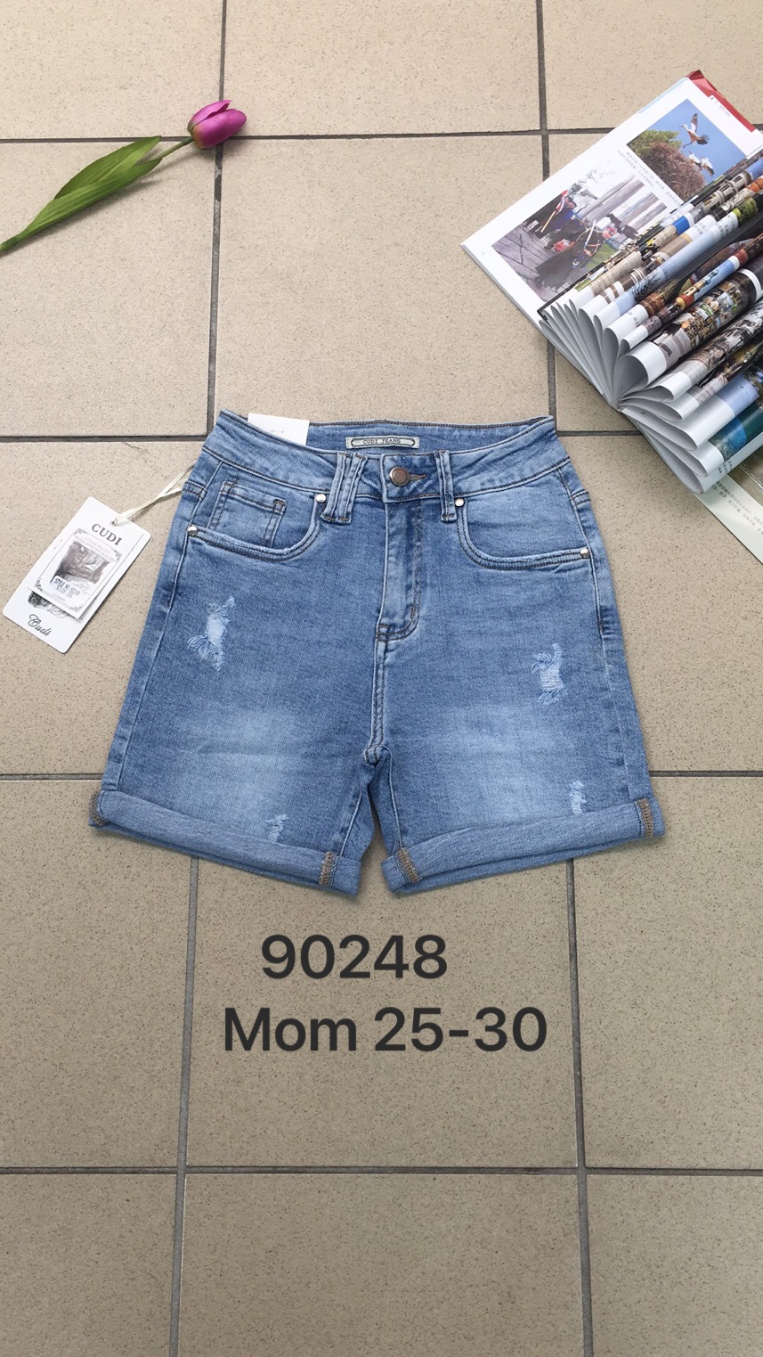 Szorty damskie jeansy Roz X25-30  ,  Paczka 12 szt