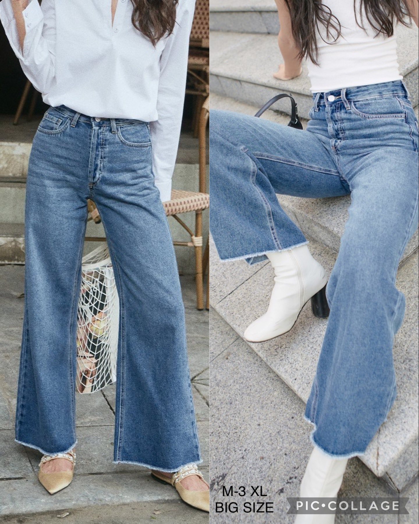 Spodnie  damskie jeans Roz  M-3XL.  1 kolor . Paczka 10szt