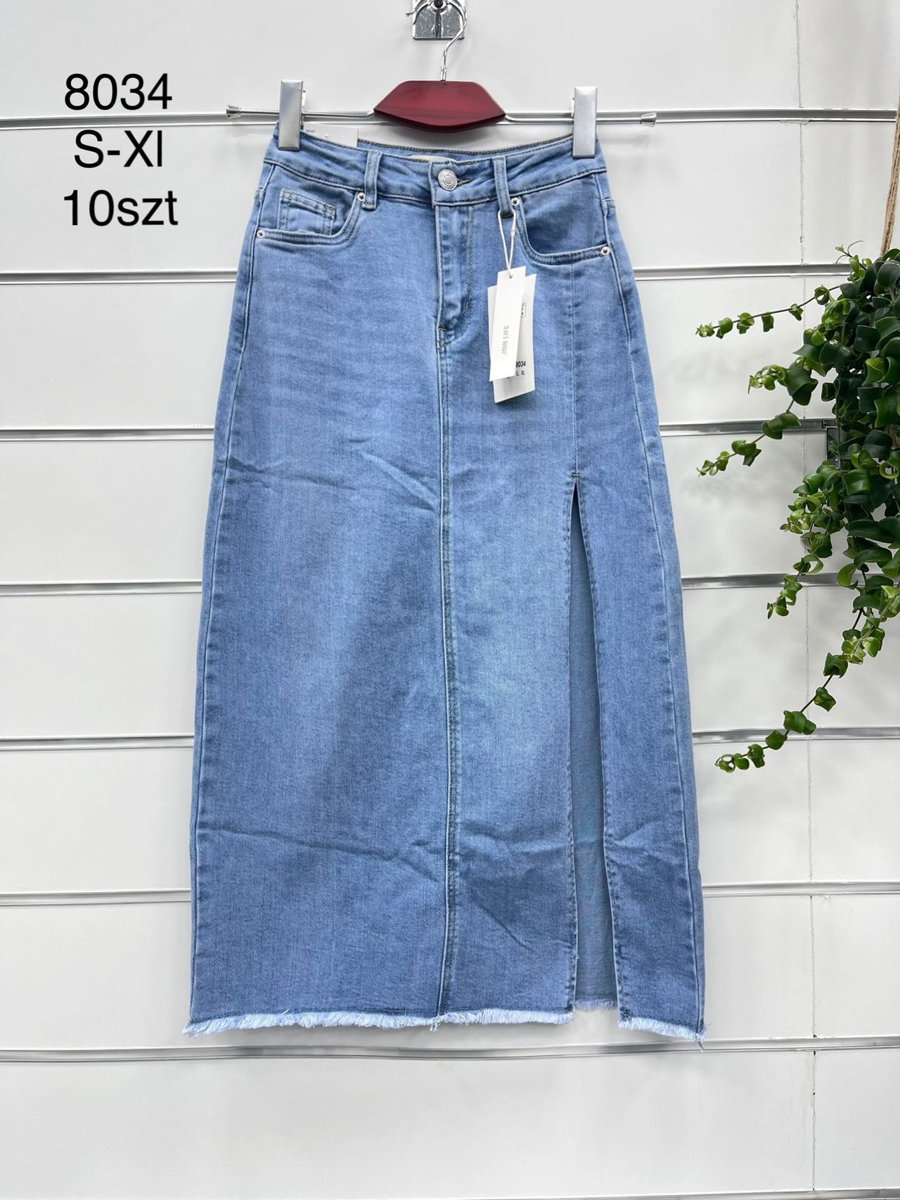 Spódnica  damskie jeans Roz XS-XL.  1 kolor . Paczka 10szt
