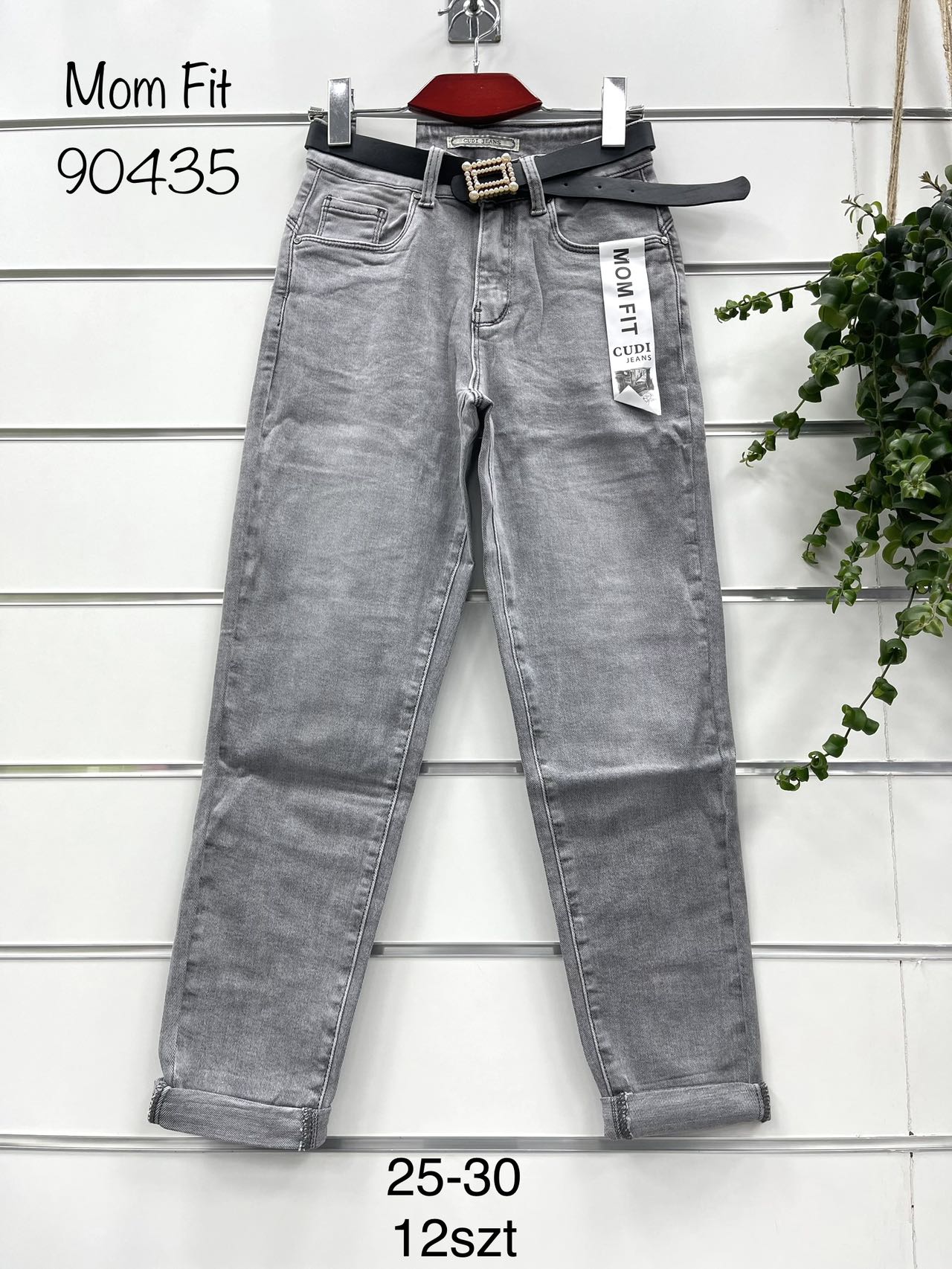 Spodnie damskie jeans Roz  25-30 .  1 kolor . Paczka 12szt