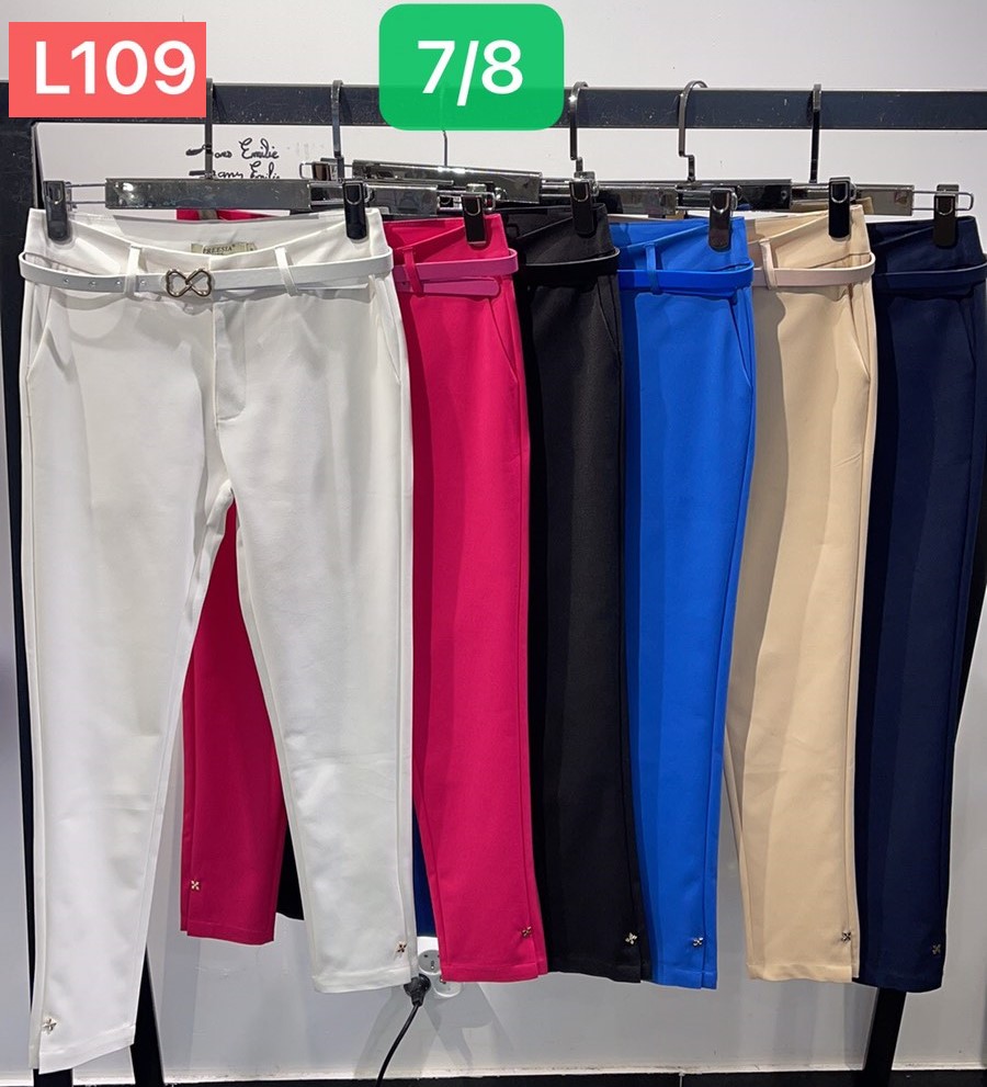 Spodnie damska materiałowe .Roz L-4XL. 1 Kolor . Paszka 8szt.