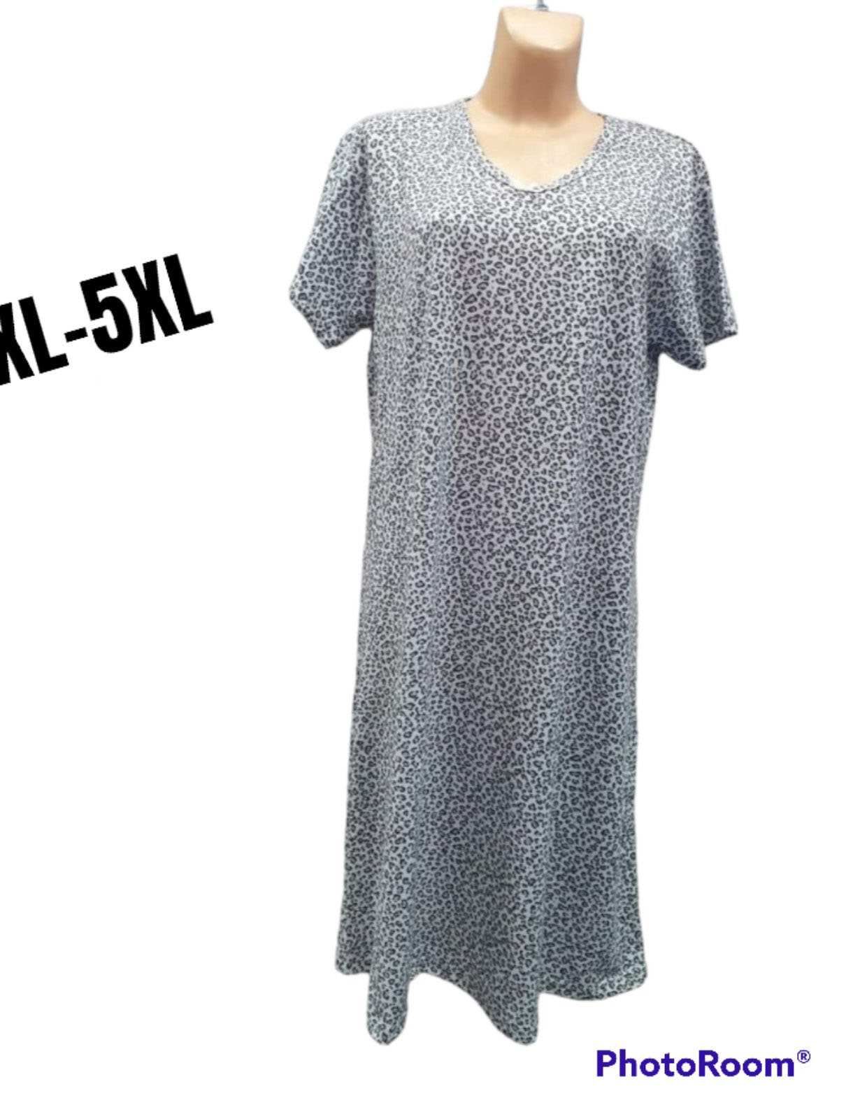 Koszula nocna damska Roz XL-5XL, Mix kolor Paczka 12 szt