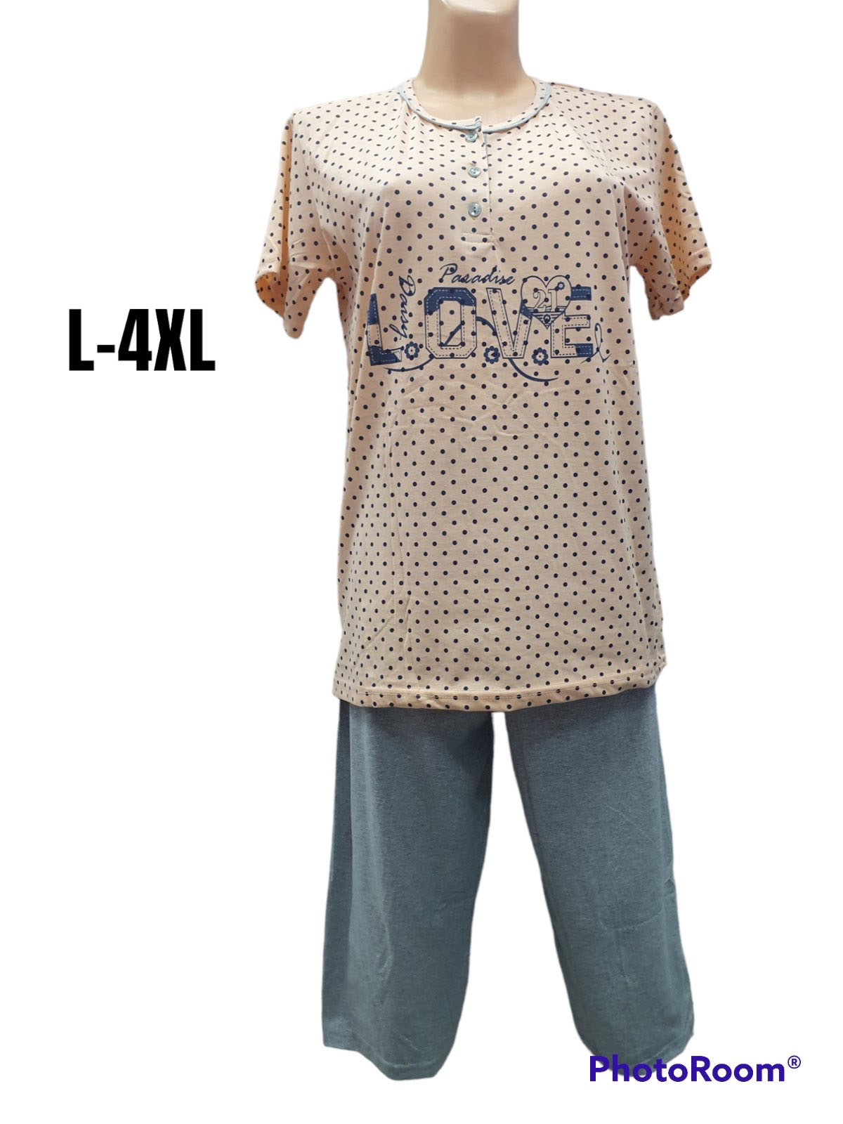 Pidżama damska Roz L-4XL, Mix kolor Paczka 12 szt