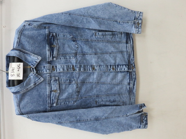 Kurtka jeansowa męska Roz XL-6XL, 1 kolor Paczka 6 szt