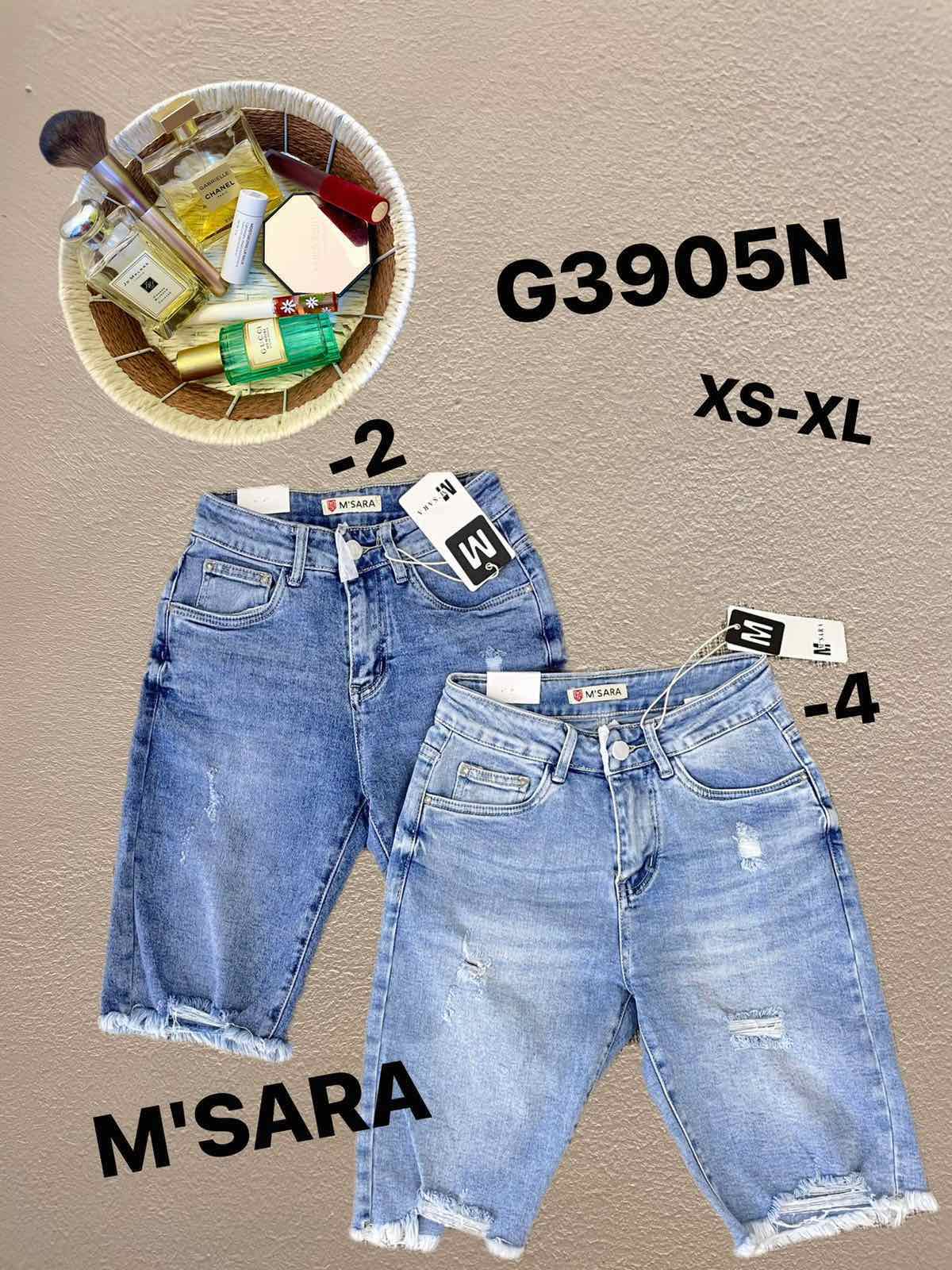 Spodenki  damskie jeans Roz  34-42  1 kolor . Paczka 10szt