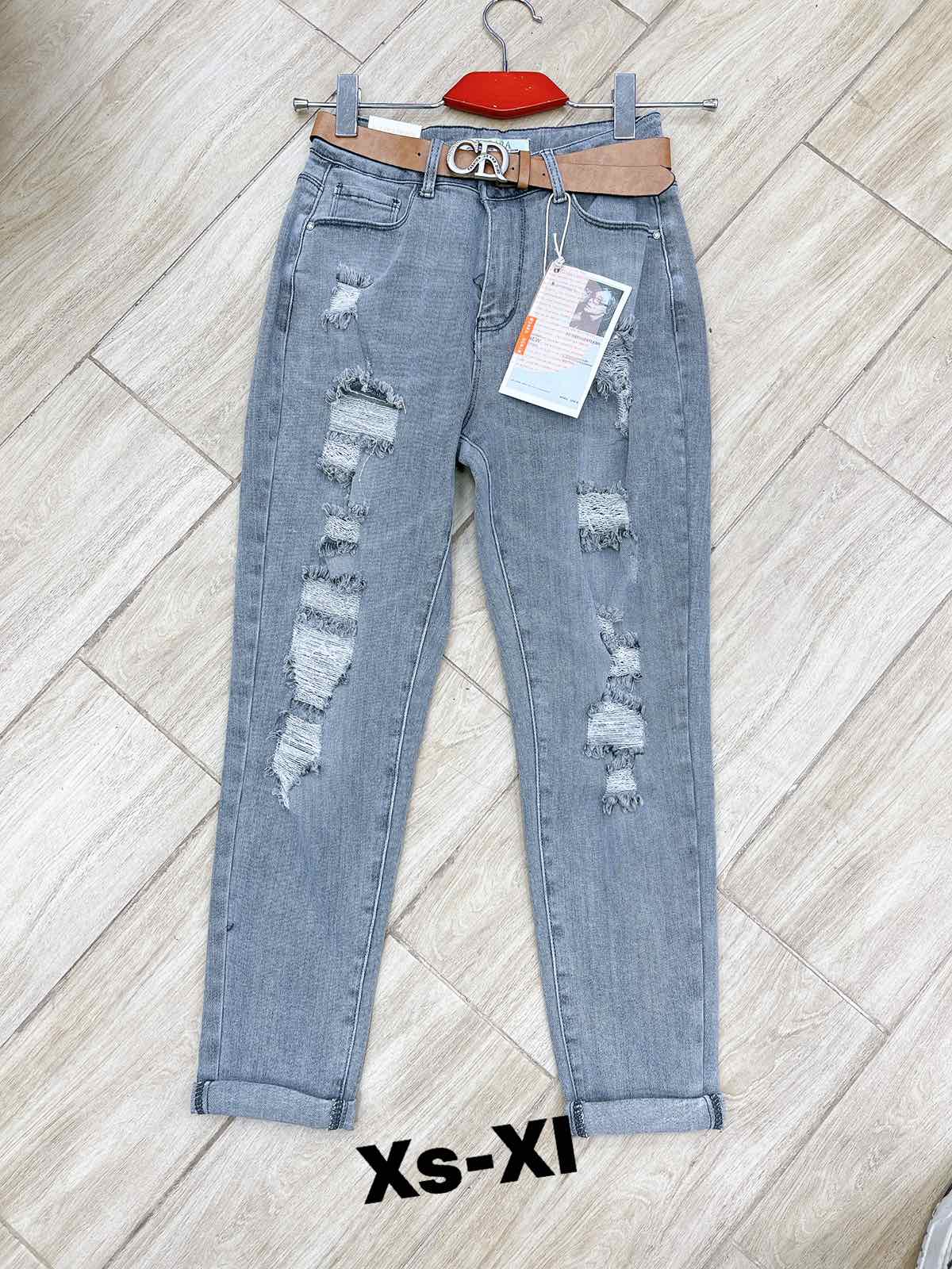 Spodnie  damskie jeans Roz  34-42  1 kolor . Paczka 10szt