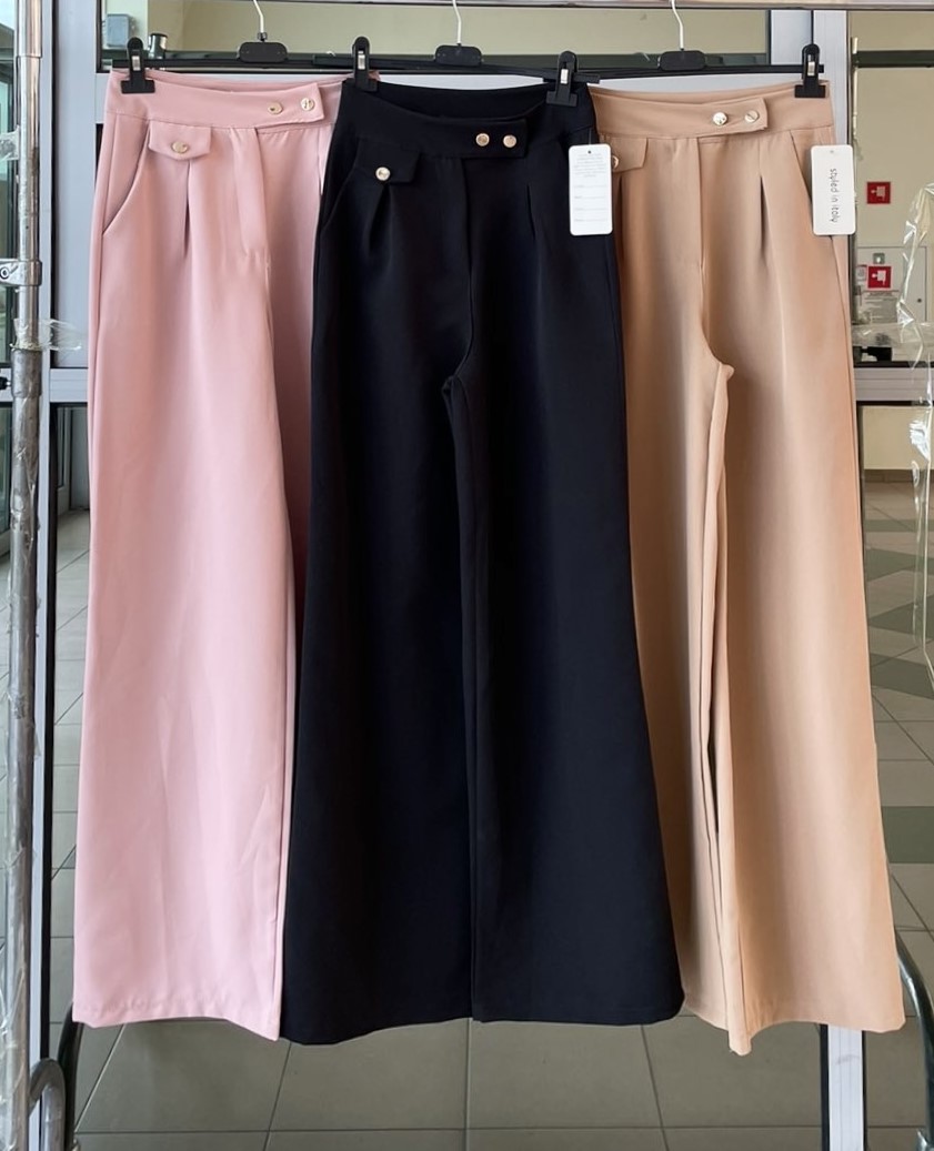 Spodnie damska (Włoskie produkt) Roz S-XL 1 kolor Paczka 4 szt