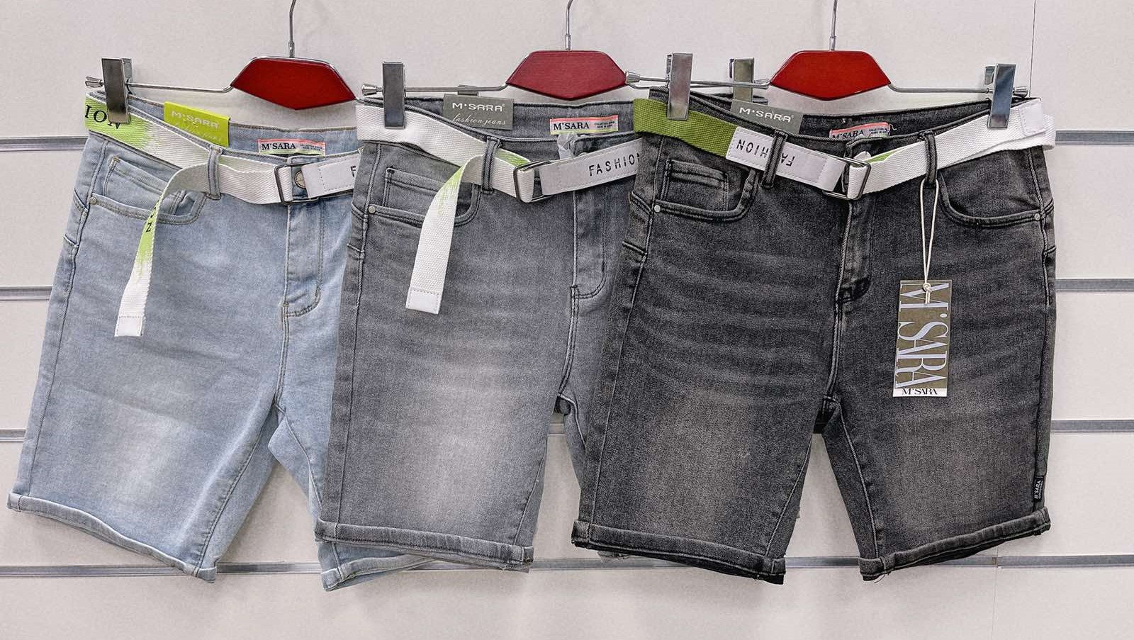 Spodenki damskie jeansy duże   Roz  29-38  1 kolor . Paczka 12szt