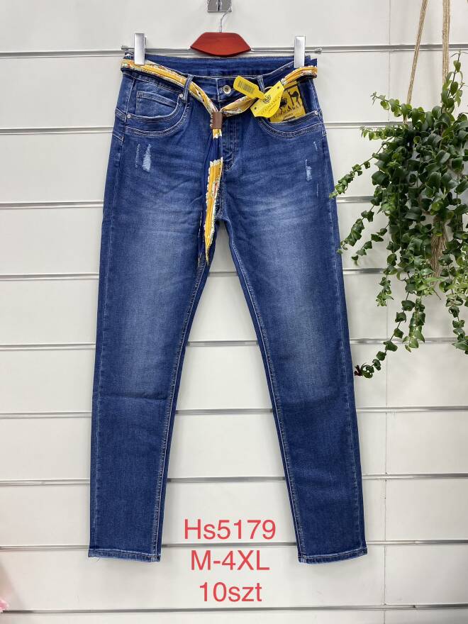 Jeansy Damskie Roz M-4XL,1 Kolor Paczka 10 szt