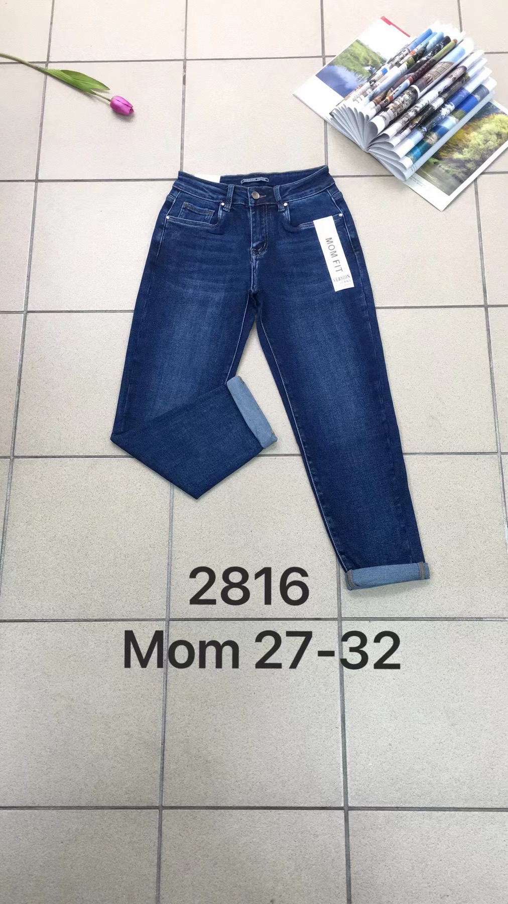 Spodnie damskie jeans Roz  27-32 .  1 kolor . Paczka 10szt