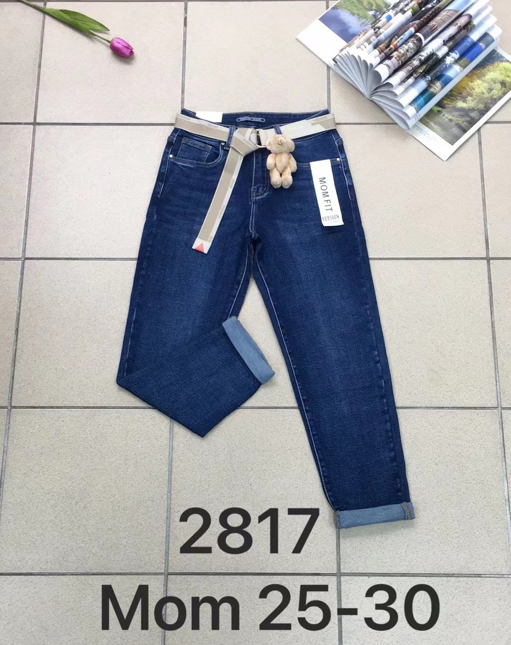 Spodnie damskie jeans Roz  25-30 .  1 kolor . Paczka 10szt