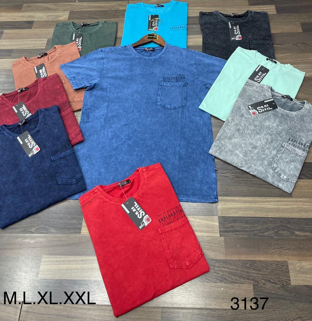 Bluzka męska  ( Turecki produkt) Roz M-2XL .Mix kolor .Paczka 12 szt